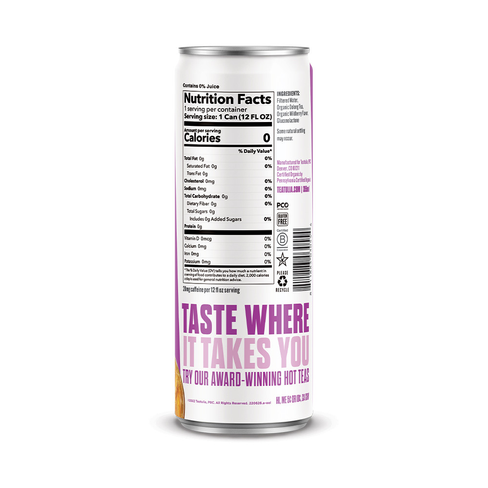 Wildberry Oolong Canned Iced Tea 2 230427.a RebrandedDigitalProductAssets WildberryOolong CanBack Frame1 alt 97165.1739524598